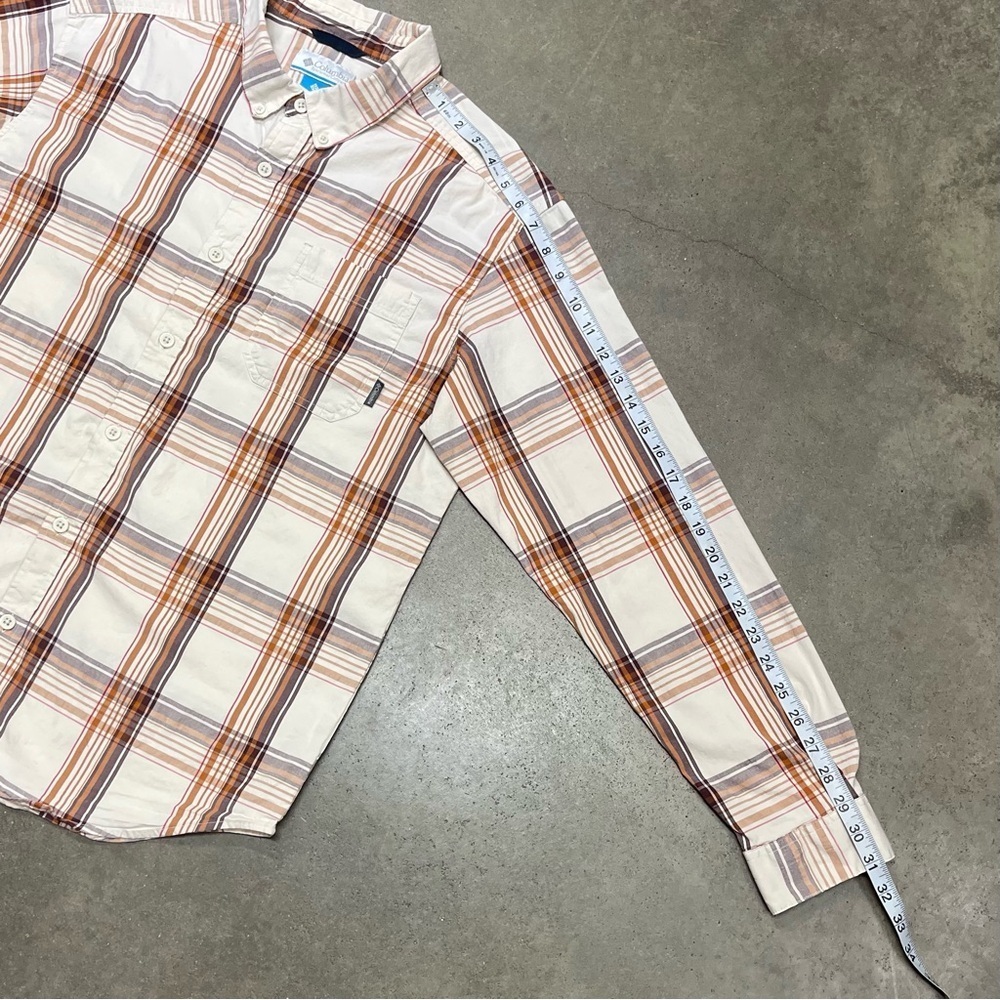 Columbia Long Sleeve Check Plaid Button Front Shirt - Picture 6 of 8